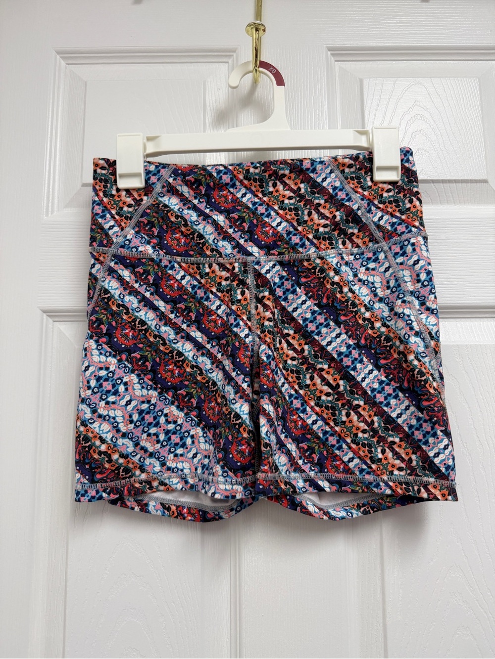 Athleta 5” Colorful Biker Shorts